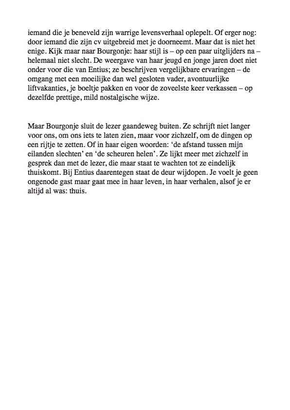 De volkskrant over Om en nabij